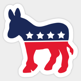 Democratic Donkey Sticker